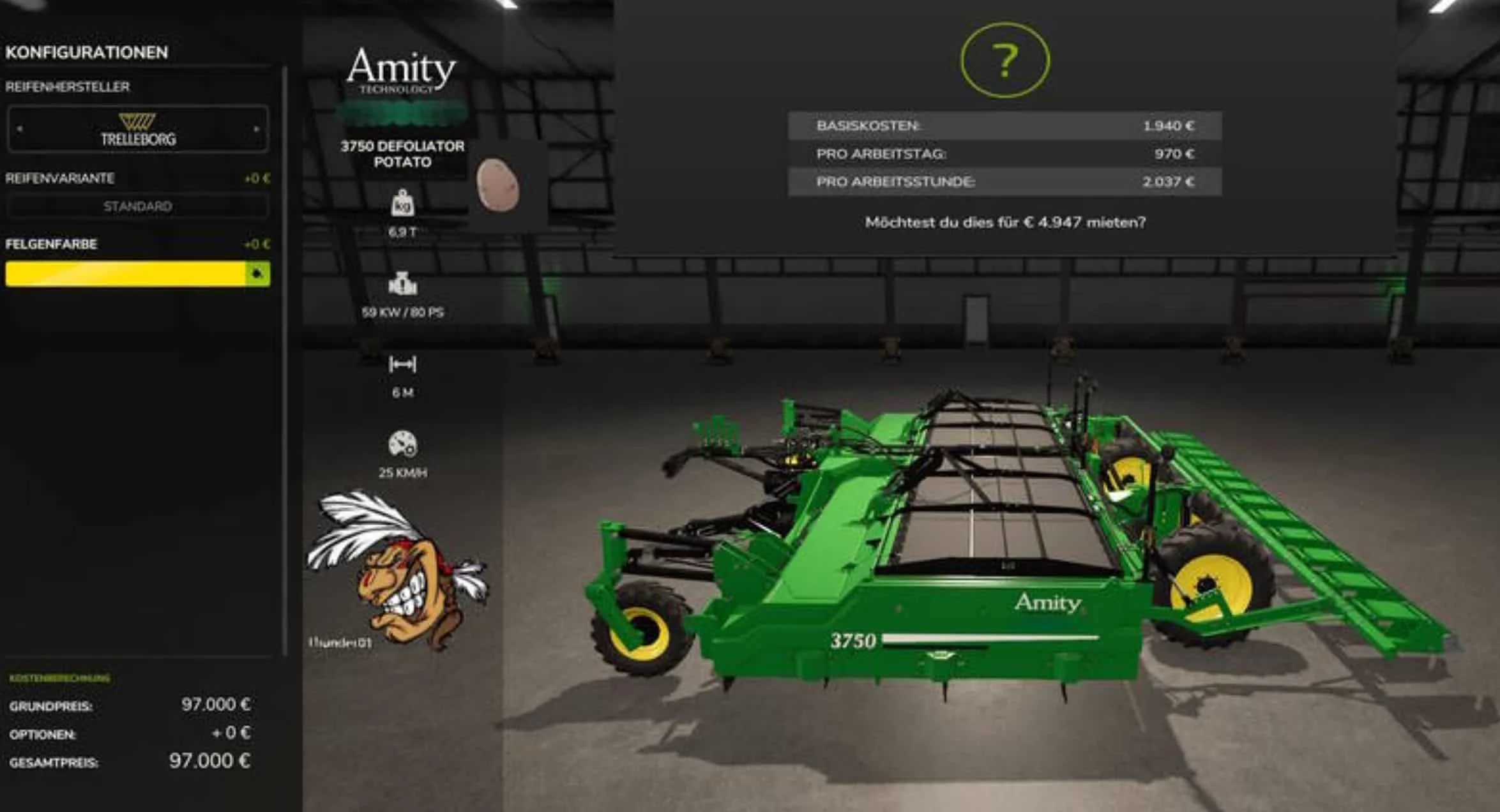 FS25 HRV12R Multifruit TH01 v1.0 Harvesters Mod FS25 Mod Free Download