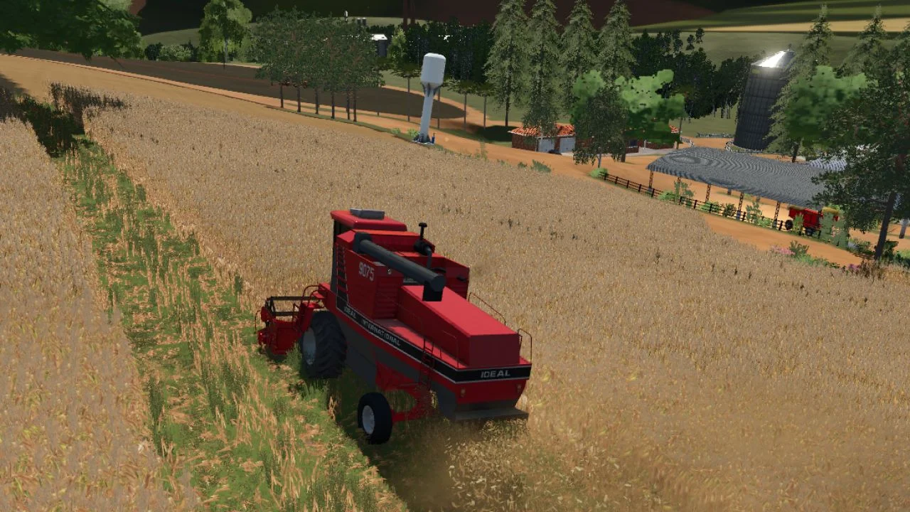 FS25 IDEAL 9075 International V1.0 Harvesters Mod FS25 Mod Free Download