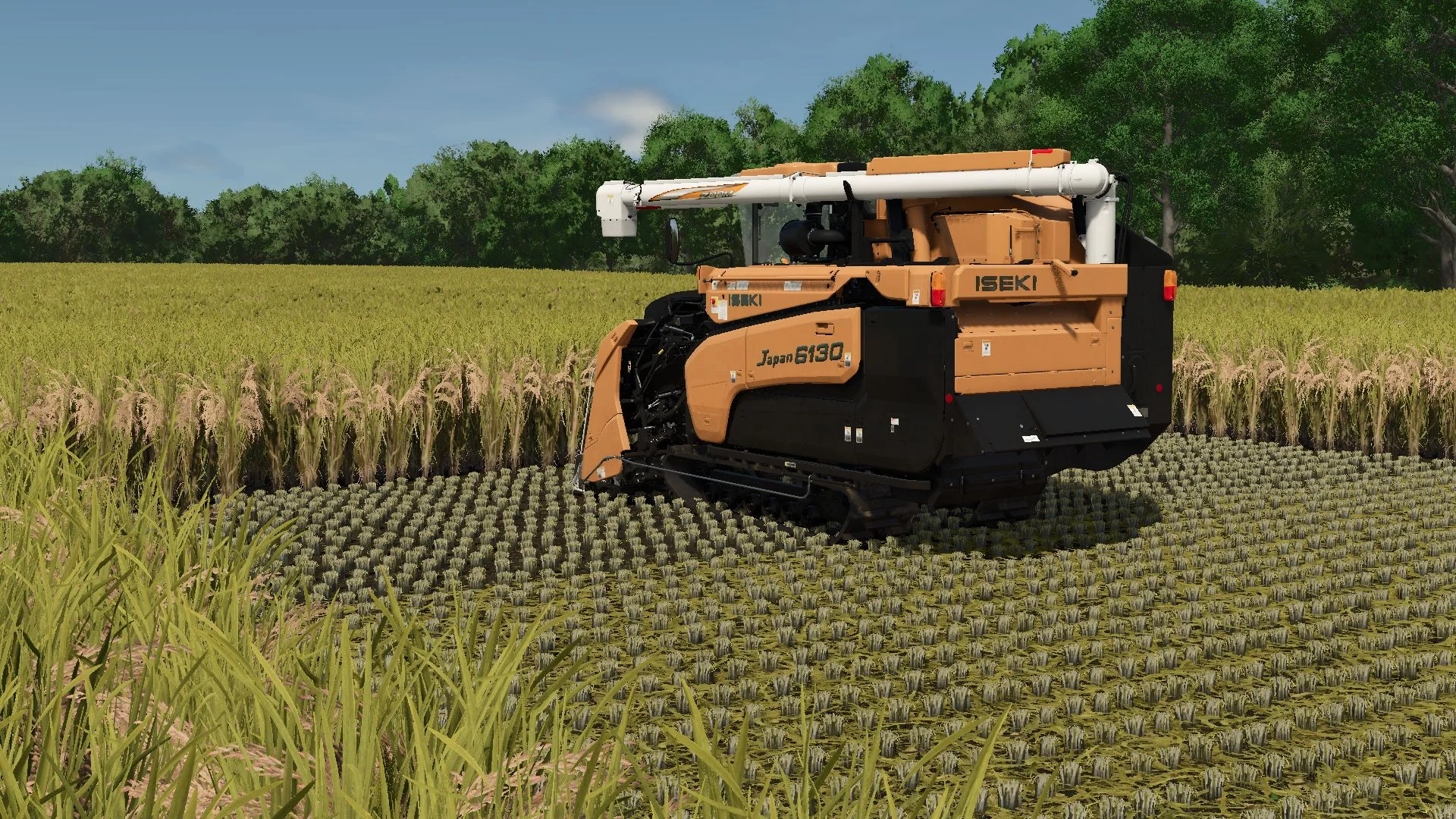 FS25 Iseki HJ 6130 Extended Working Width v1.0 Harvesters Mod FS25 Mod Free Download