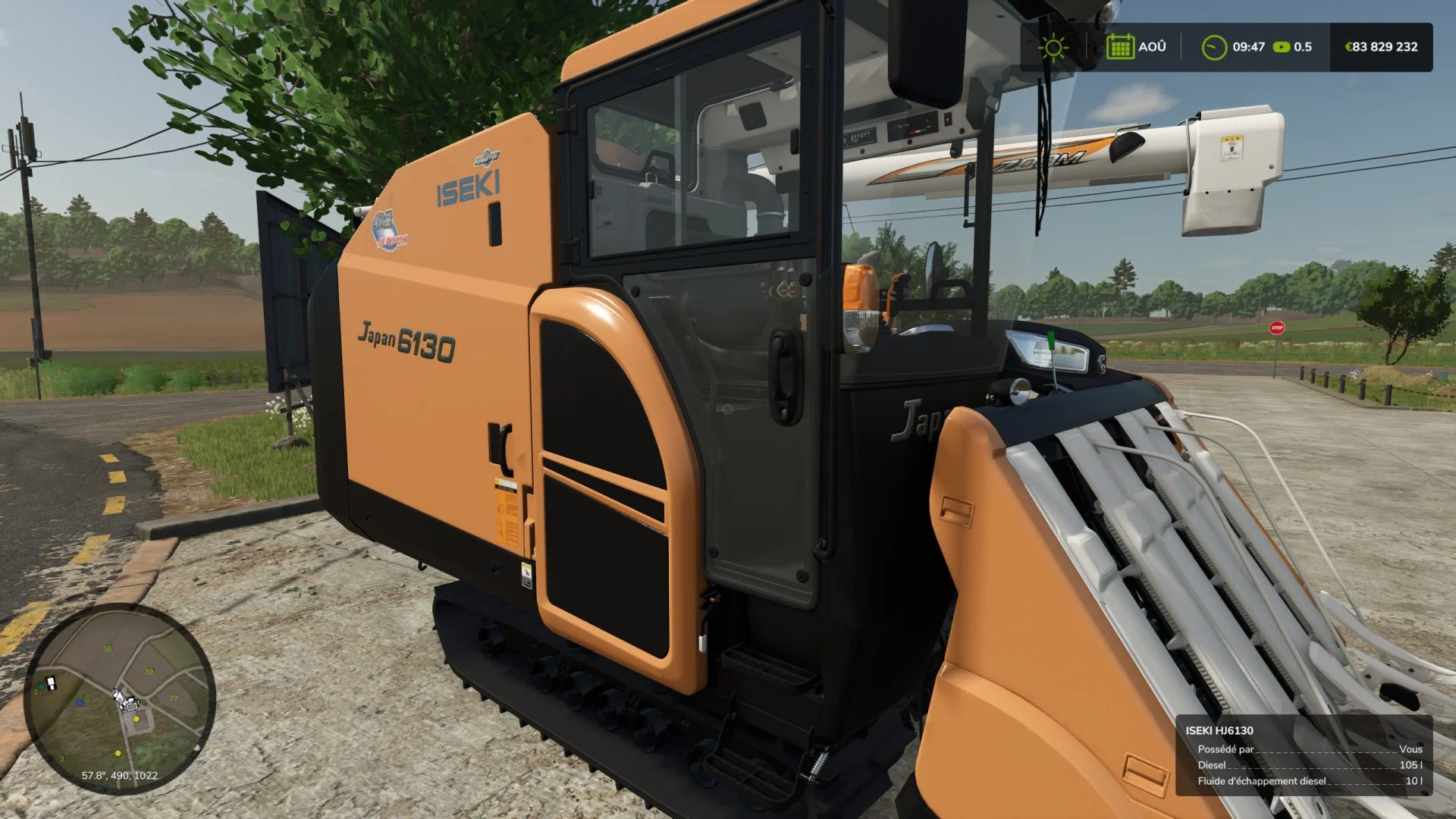 FS25 Iseki HJ6130 Edit v1.0 Harvesters Mod FS25 Mod Free Download