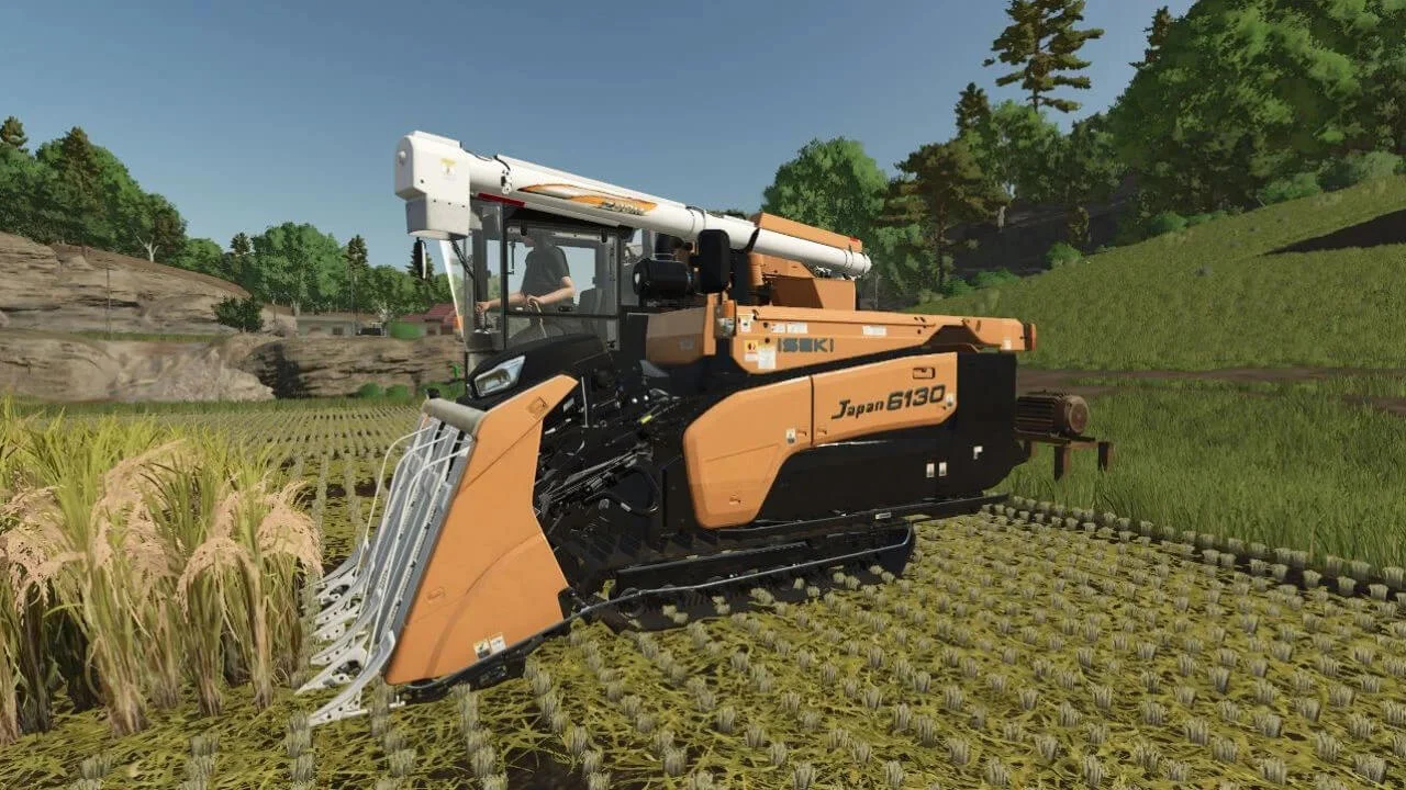 FS25 Iseki HJ6130 v1.0 Harvesters Mod FS25 Mod Free Download