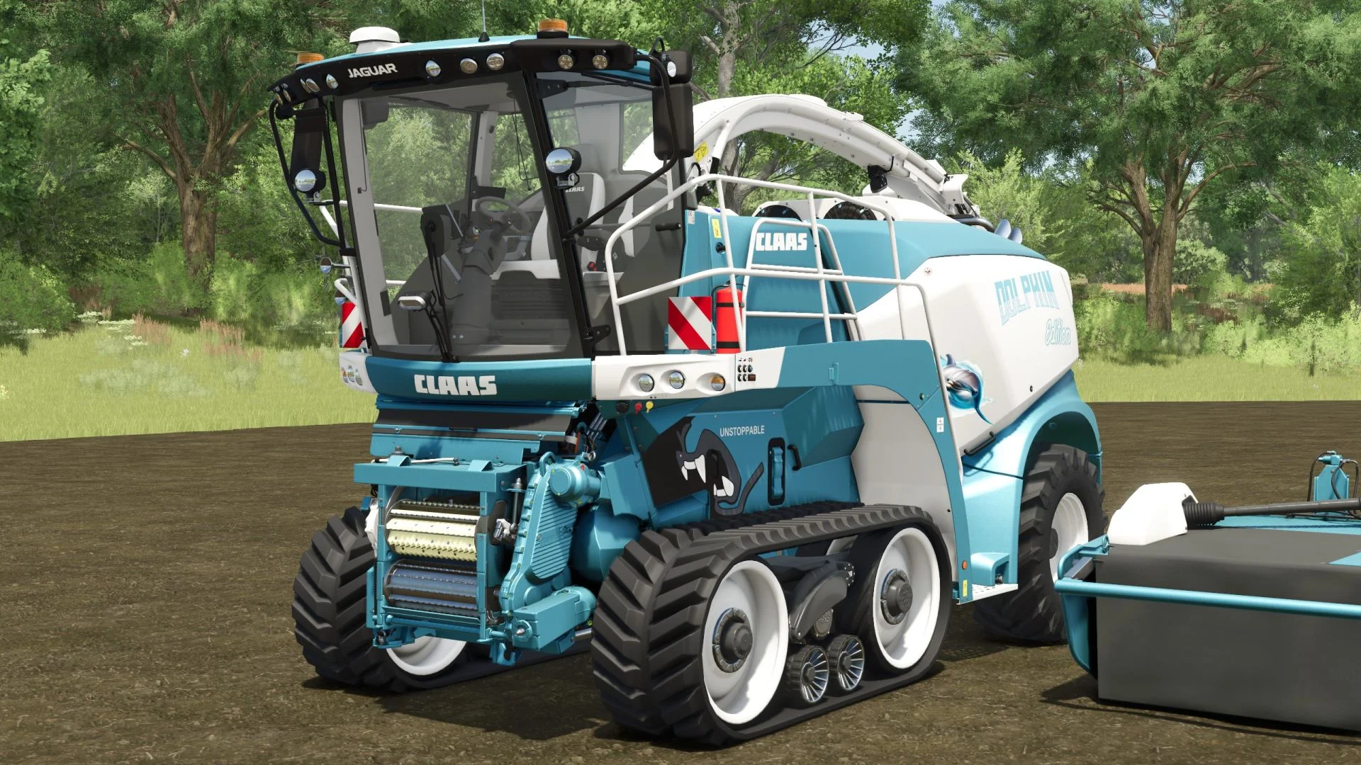 FS25 Jaguar 990 Pack Dolphin Edition V1.0.0.1 Harvesters Mod FS25 Mod Free Download