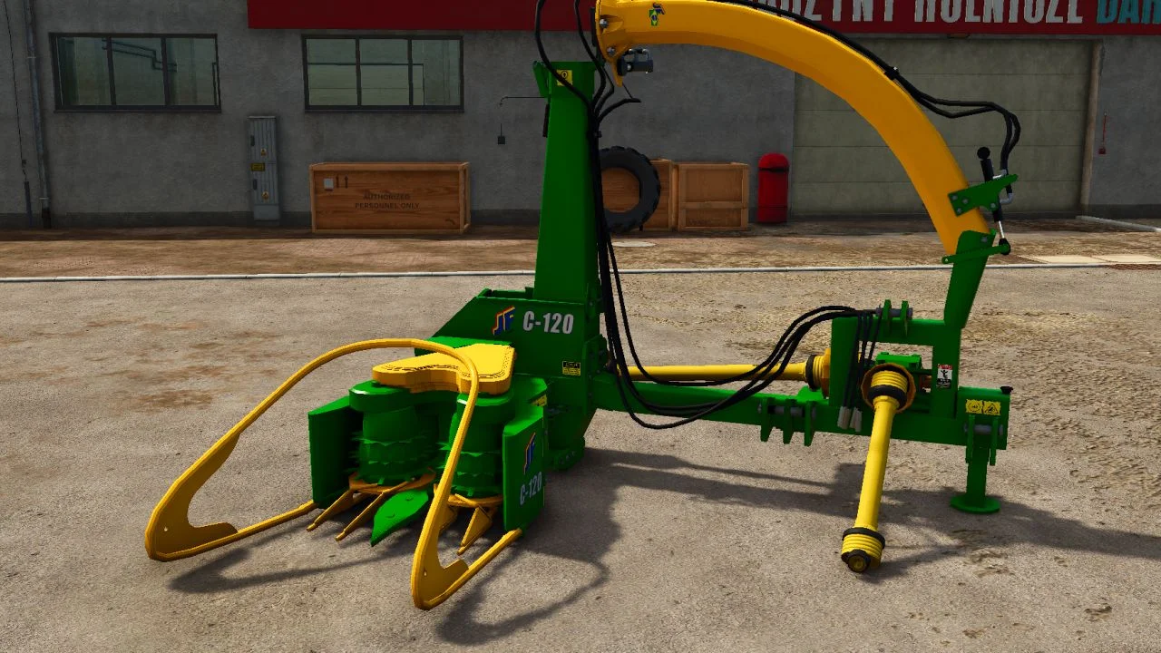 FS25 JF C120 VERDE V1.0 Harvesters Mod FS25 Mod Free Download