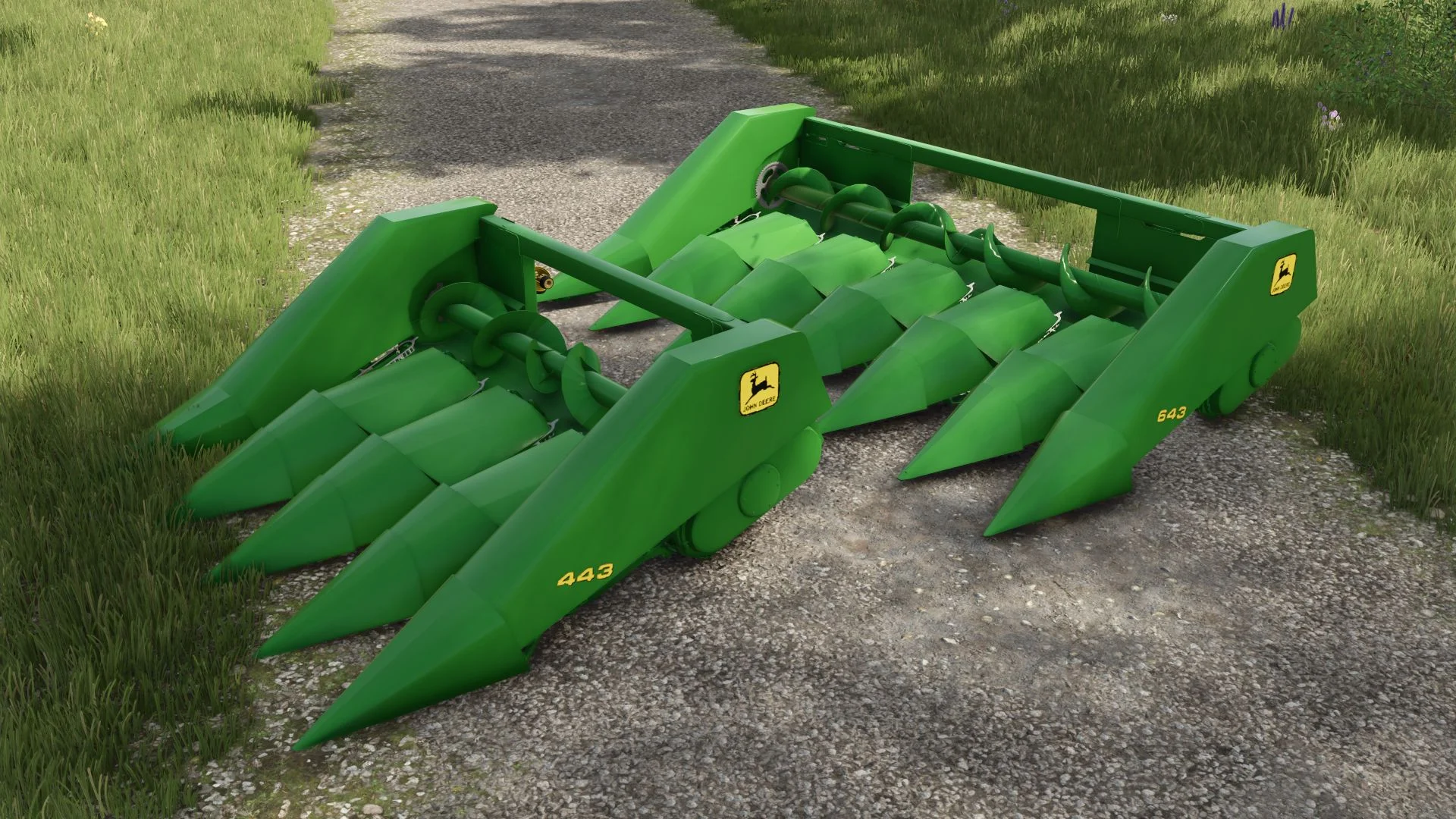 FS25 John Deere 43 Series Corn Heads V1.1 Harvesters Mod FS25 Mod Free Download