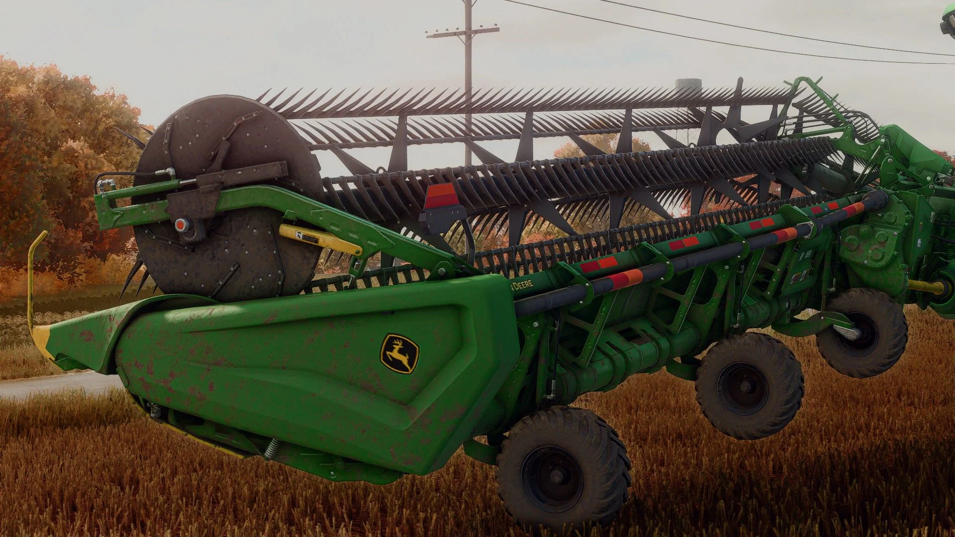 FS25 John Deere 45/62ft articulated pack V2.0 Harvesters Mod FS25 Mod Free Download