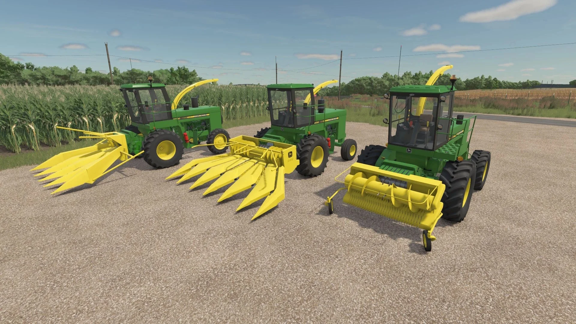 FS25 John Deere 5830 Forage Harvester v1.0 Harvesters Mod FS25 Mod Free Download