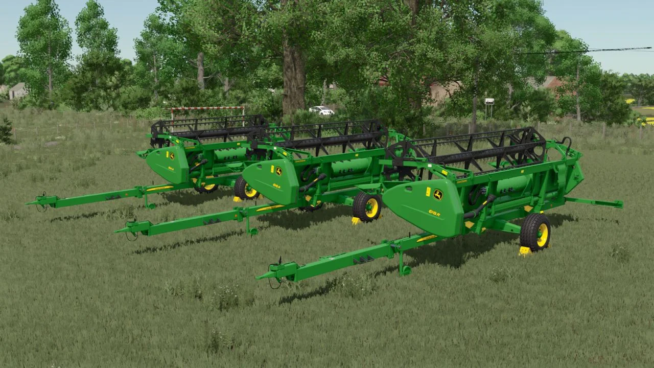 FS25 John Deere 600R Pack V1.0 Harvesters Mod FS25 Mod Free Download