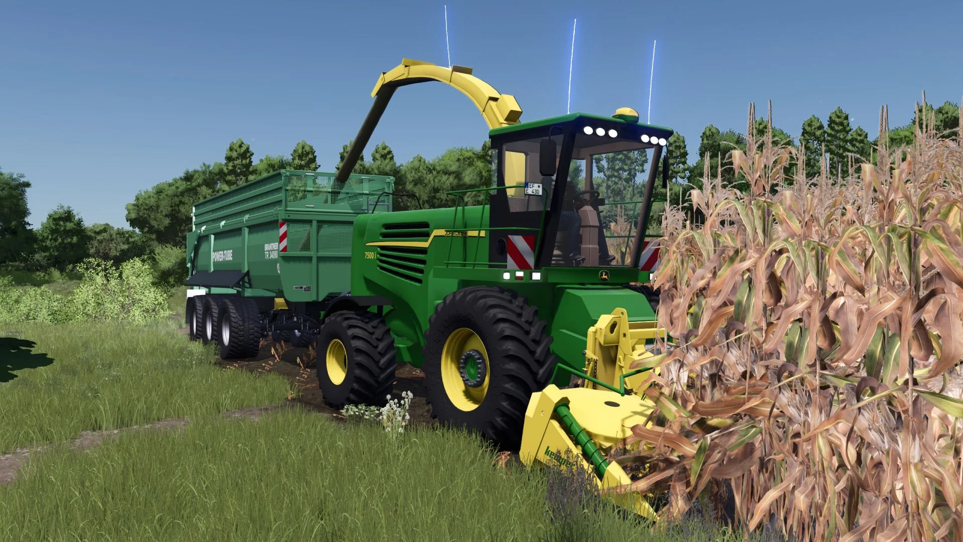 FS25 John Deere 7×00 V1.0 Harvesters Mod FS25 Mod Free Download