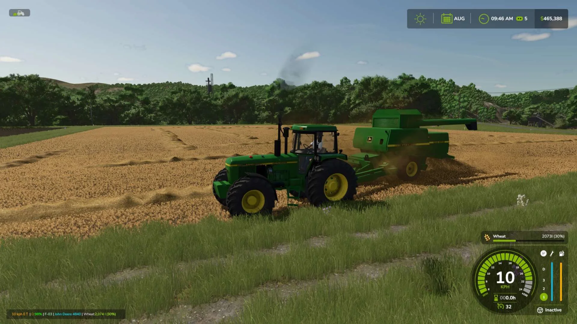 FS25 John Deere 7721 Pull Combine v1.0 Harvesters Mod FS25 Mod Free Download