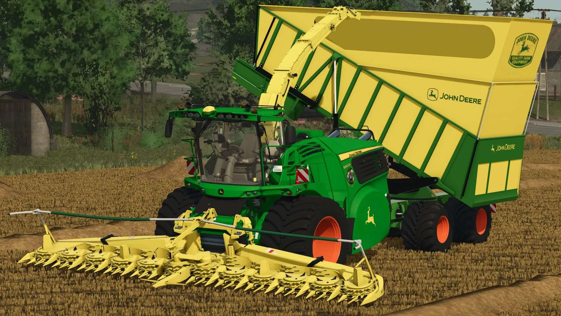 FS25 John Deere 8000 Cargo v1.0 Harvesters Mod FS25 Mod Free Download