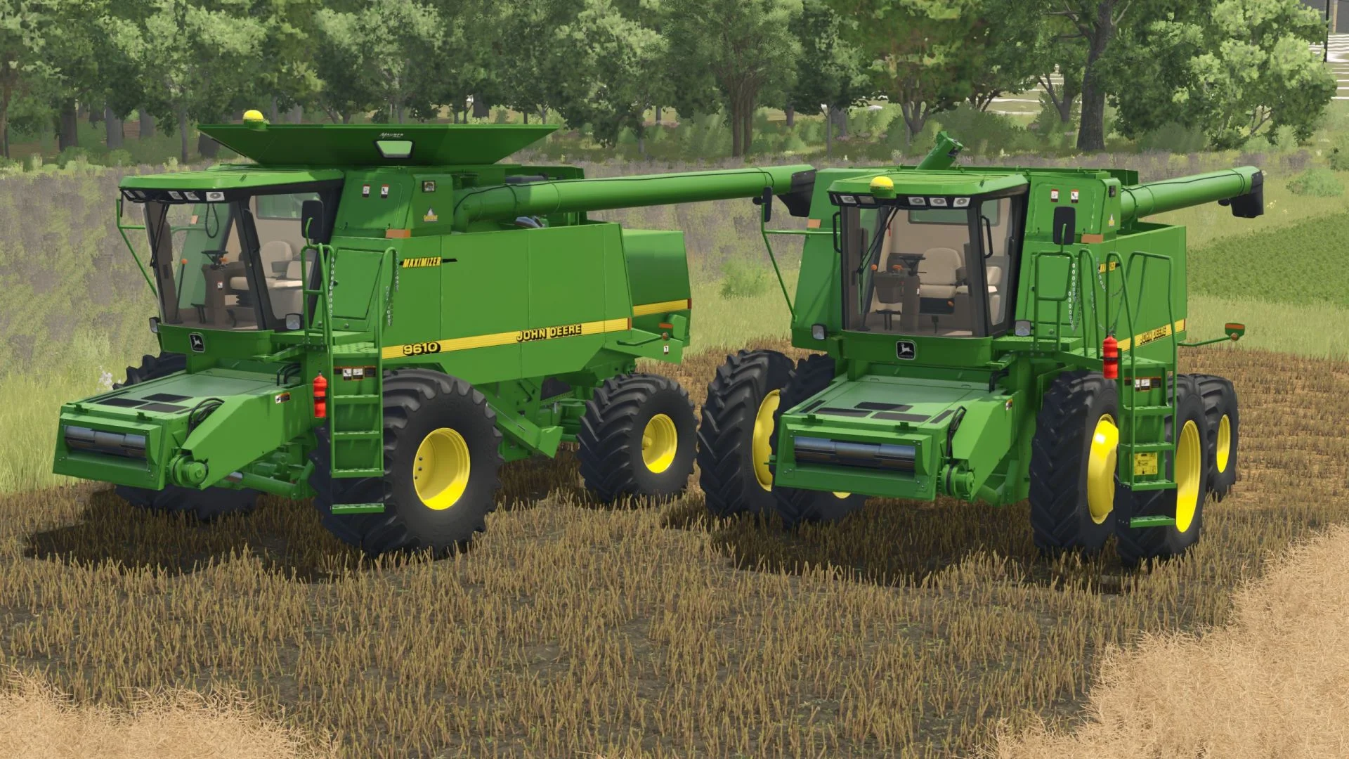 FS25 John Deere 9600 – 9610 V1.0 Harvesters Mod FS25 Mod Free Download