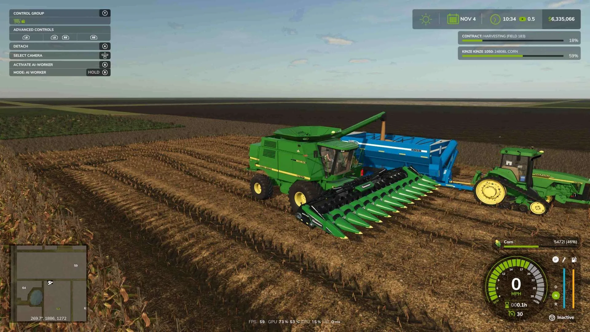 FS25 John Deere 9610 Combine v1.0 Harvesters Mod FS25 Mod Free Download
