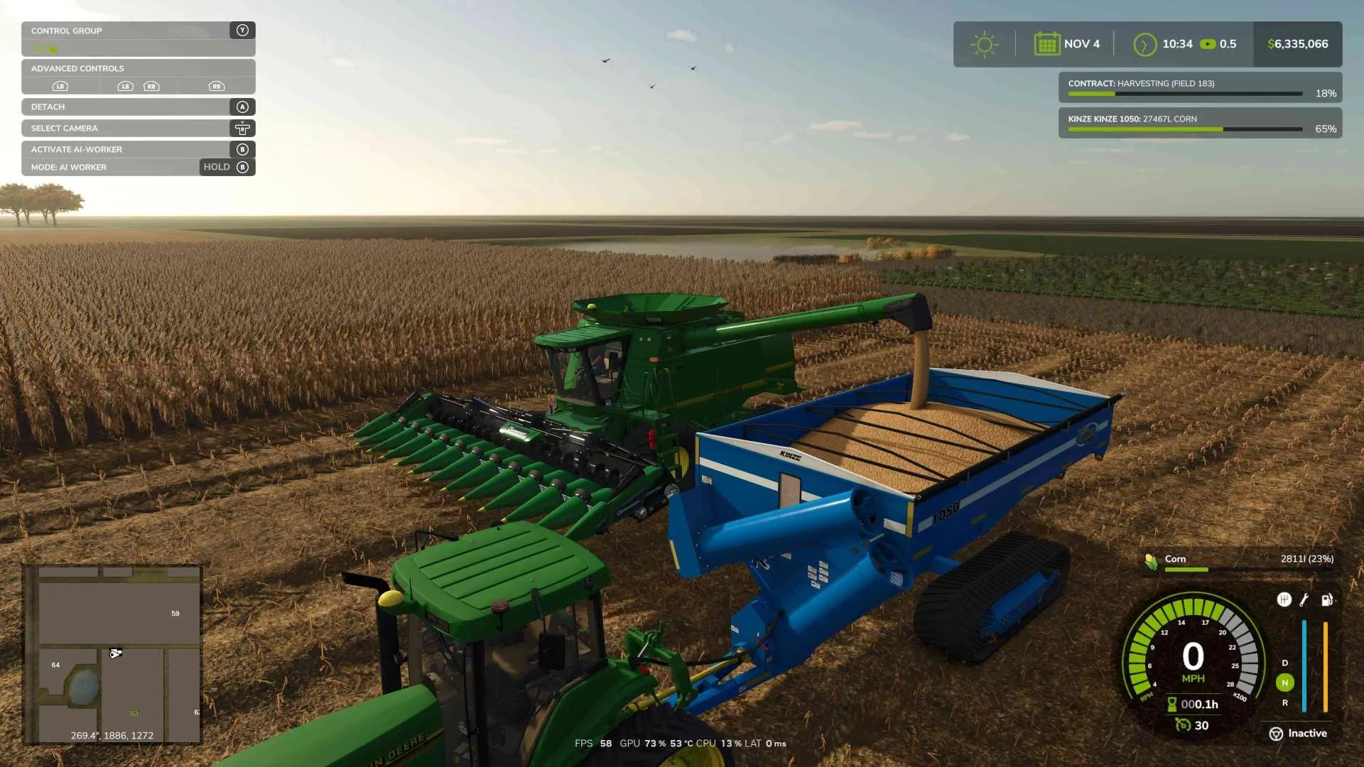 FS25 John Deere 9610 v1.0 Harvesters Mod FS25 Mod Free Download