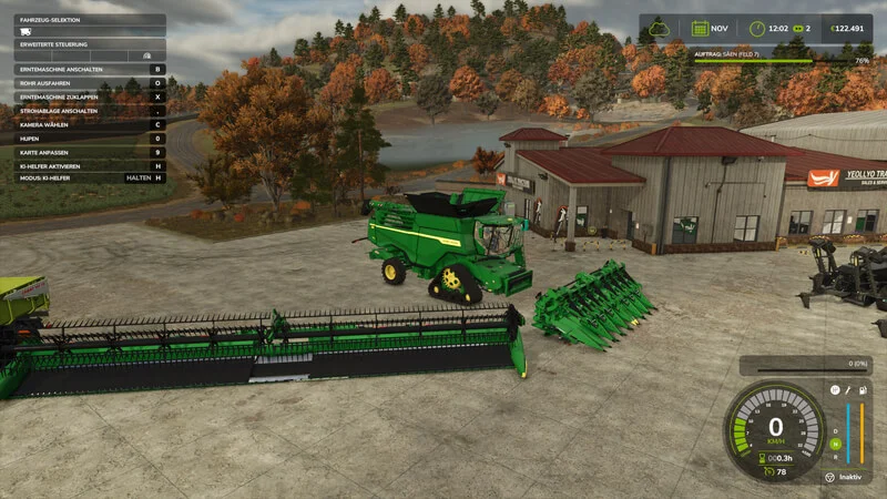FS25 John Deere Harvester 9x Pack V1.0 Harvesters Mod FS25 Mod Free Download