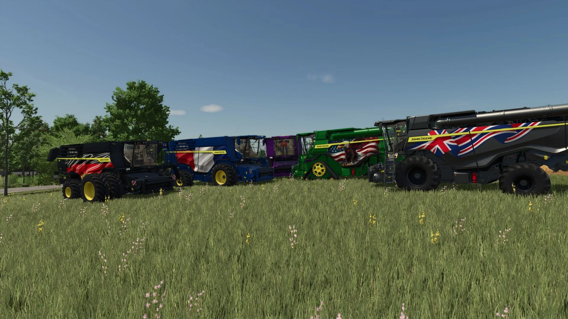 FS25 John Deere Harvesting Pack V1.2 Harvesters Mod FS25 Mod Free Download