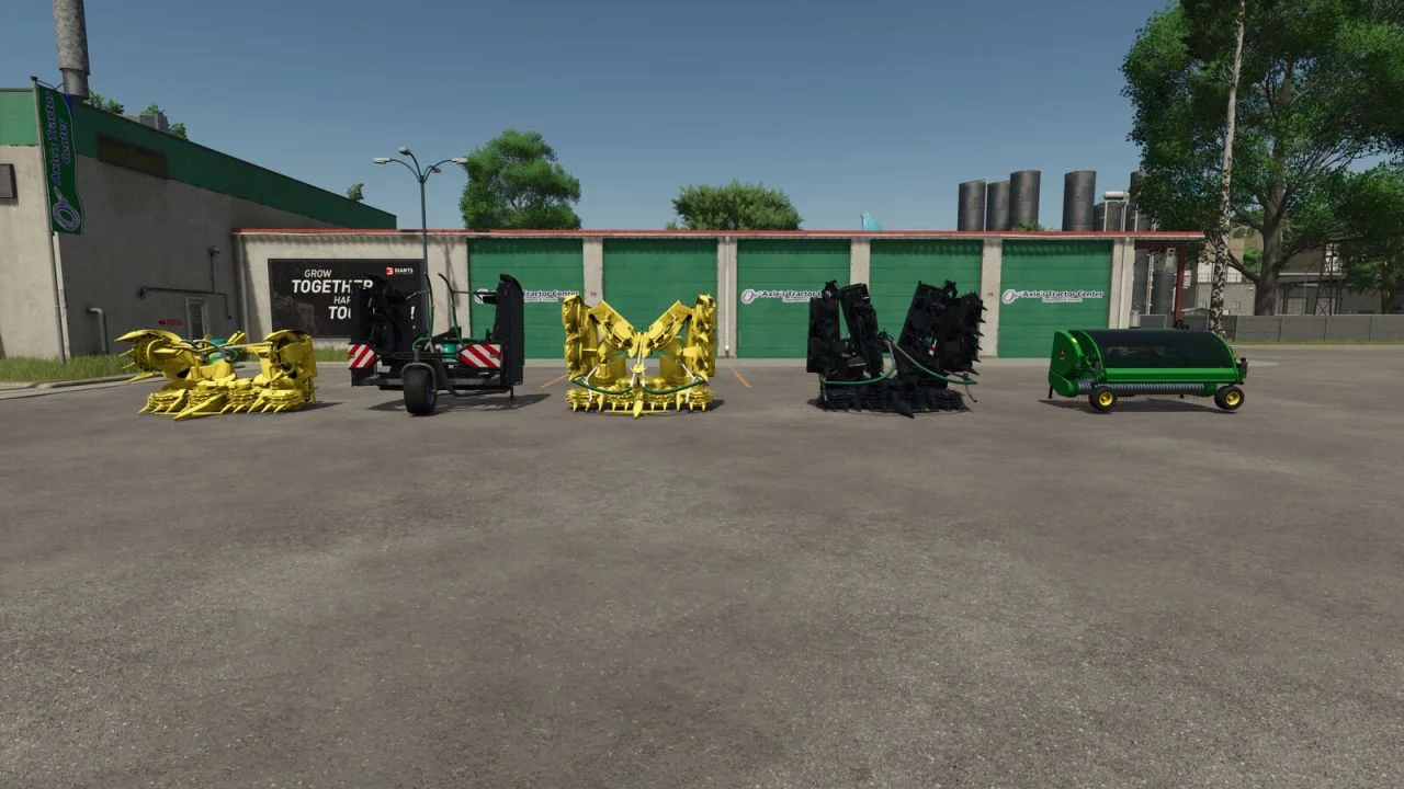 FS25 John Deere Kemper Pack V1.0 Harvesters Mod FS25 Mod Free Download
