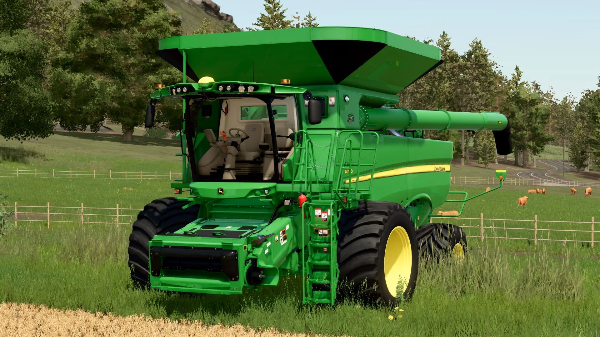 FS25 John Deere S700 [A22 Edit] V1.0 Harvesters Mod FS25 Mod Free Download