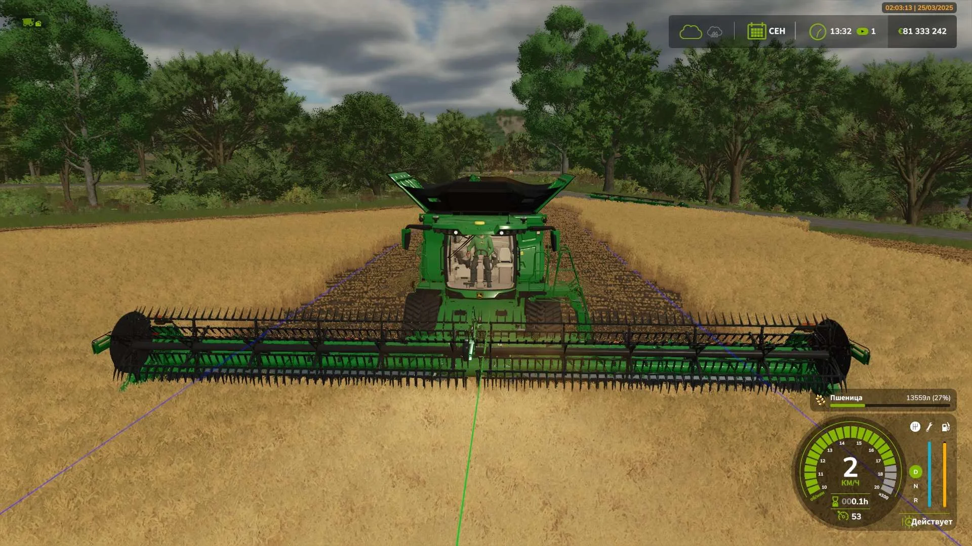 FS25 John Deere Series X9 1100 v1.0 Harvesters Mod FS25 Mod Free Download