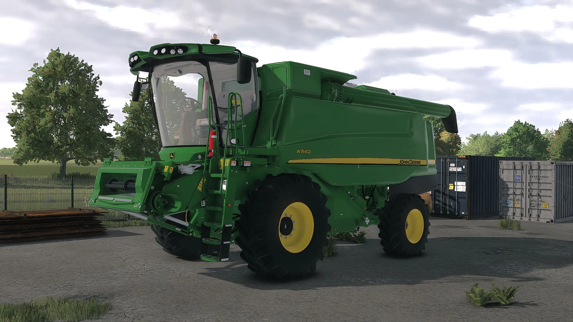 FS25 John Deere W540 V1.0 Harvesters Mod FS25 Mod Free Download
