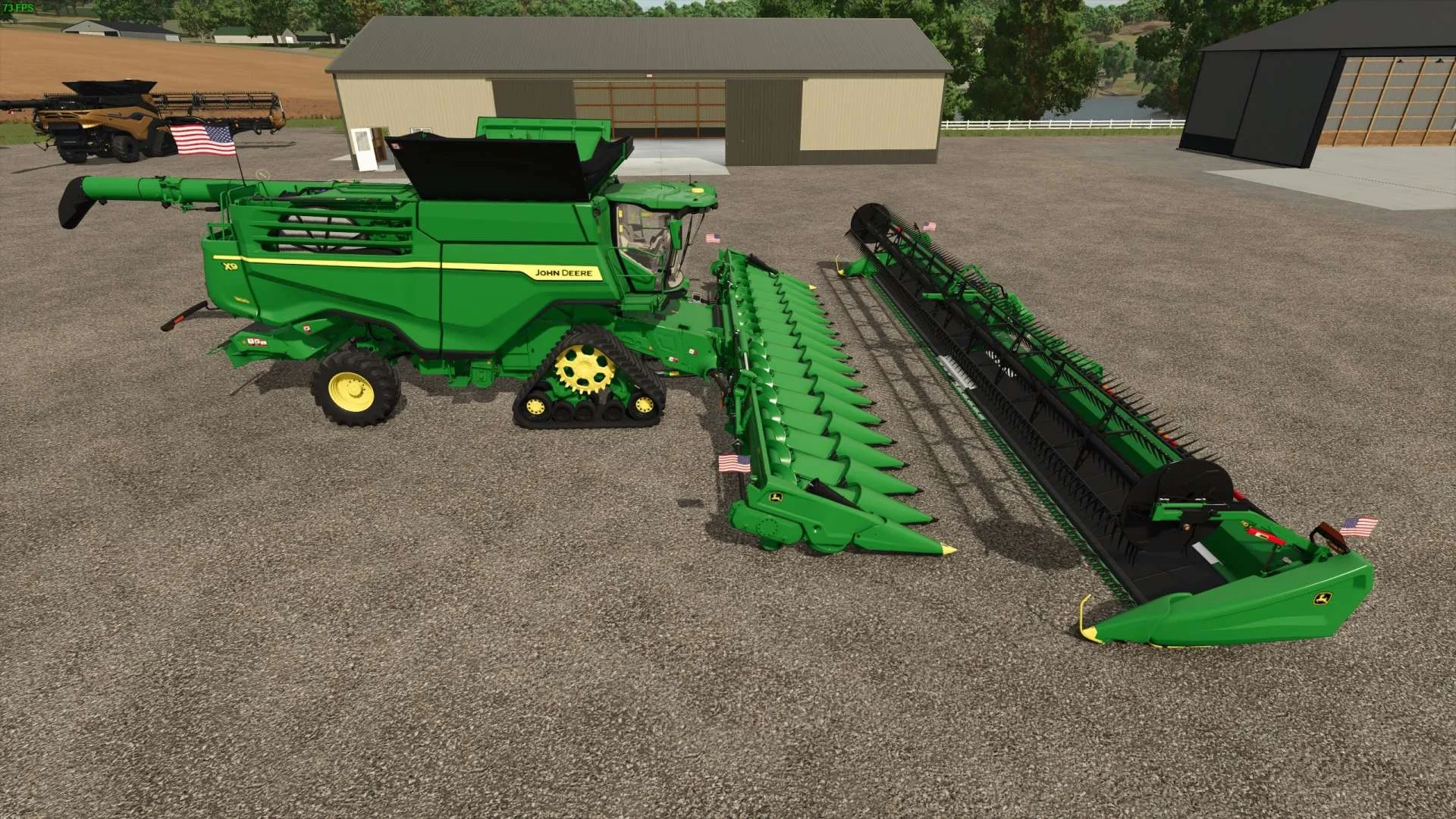 FS25 John Deere X9 1100 Pack v1.0 Harvesters Mod FS25 Mod Free Download
