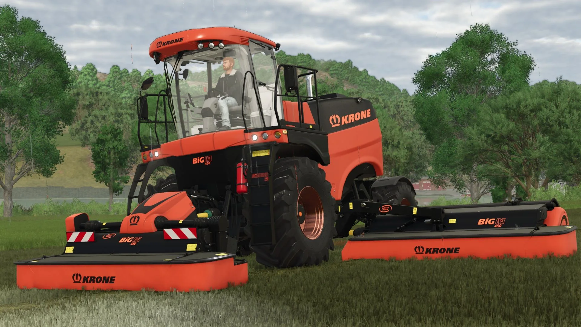 FS25 Krone BiG M 450 580hp v1.0.1 Harvesters Mod FS25 Mod Free Download