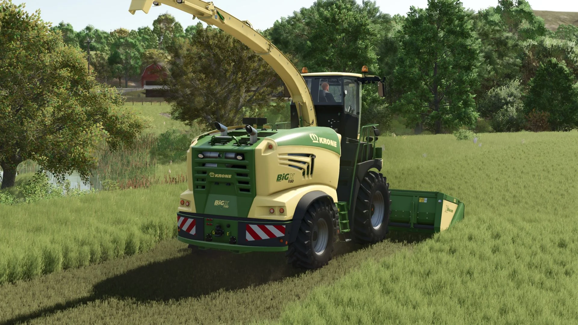 FS25 Krone Big X 1180 (with hopper) v1.0 Harvesters Mod FS25 Mod Free Download