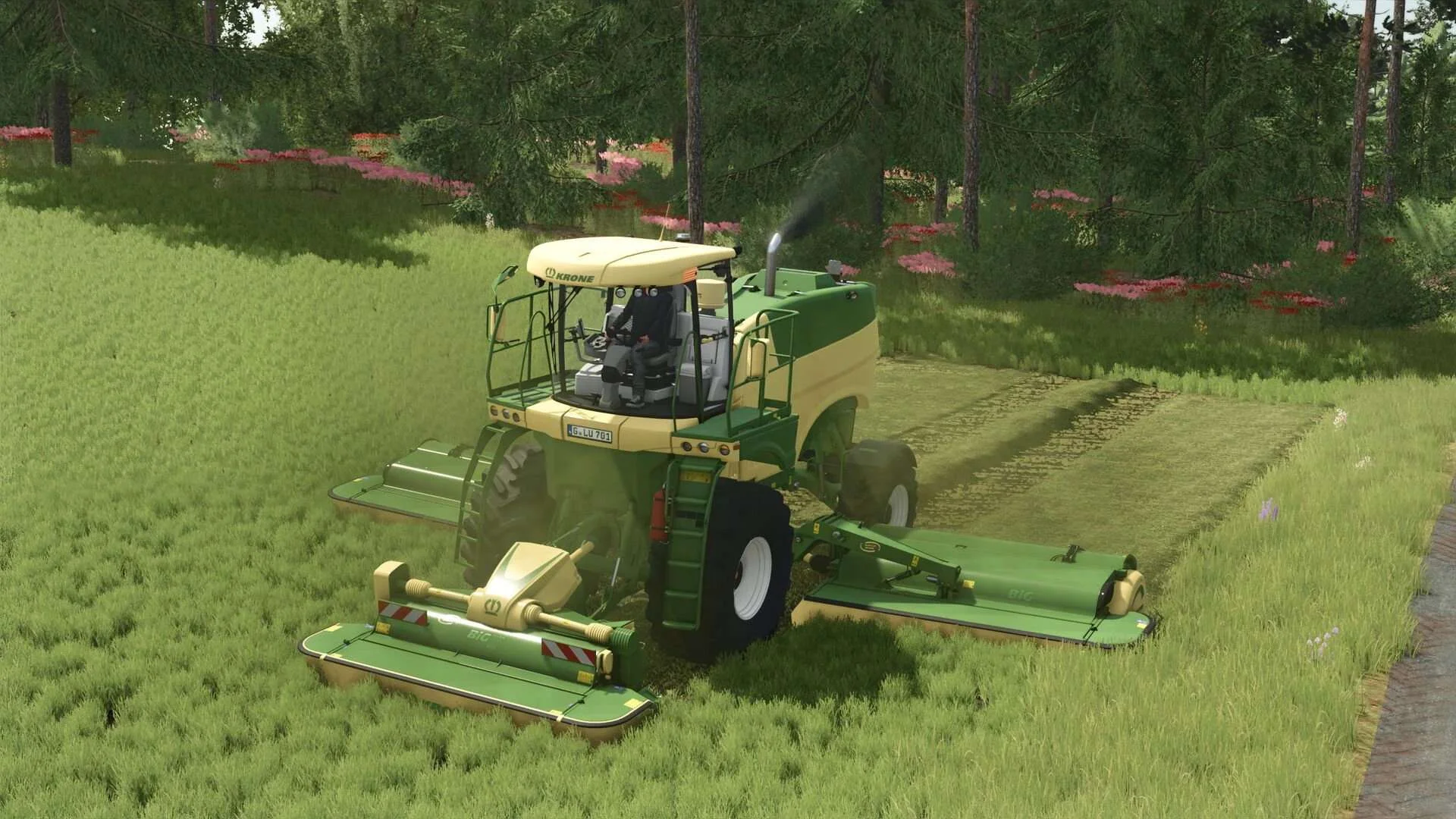 FS25 Krone BigM450 with configurations v1.0 Harvesters Mod FS25 Mod Free Download