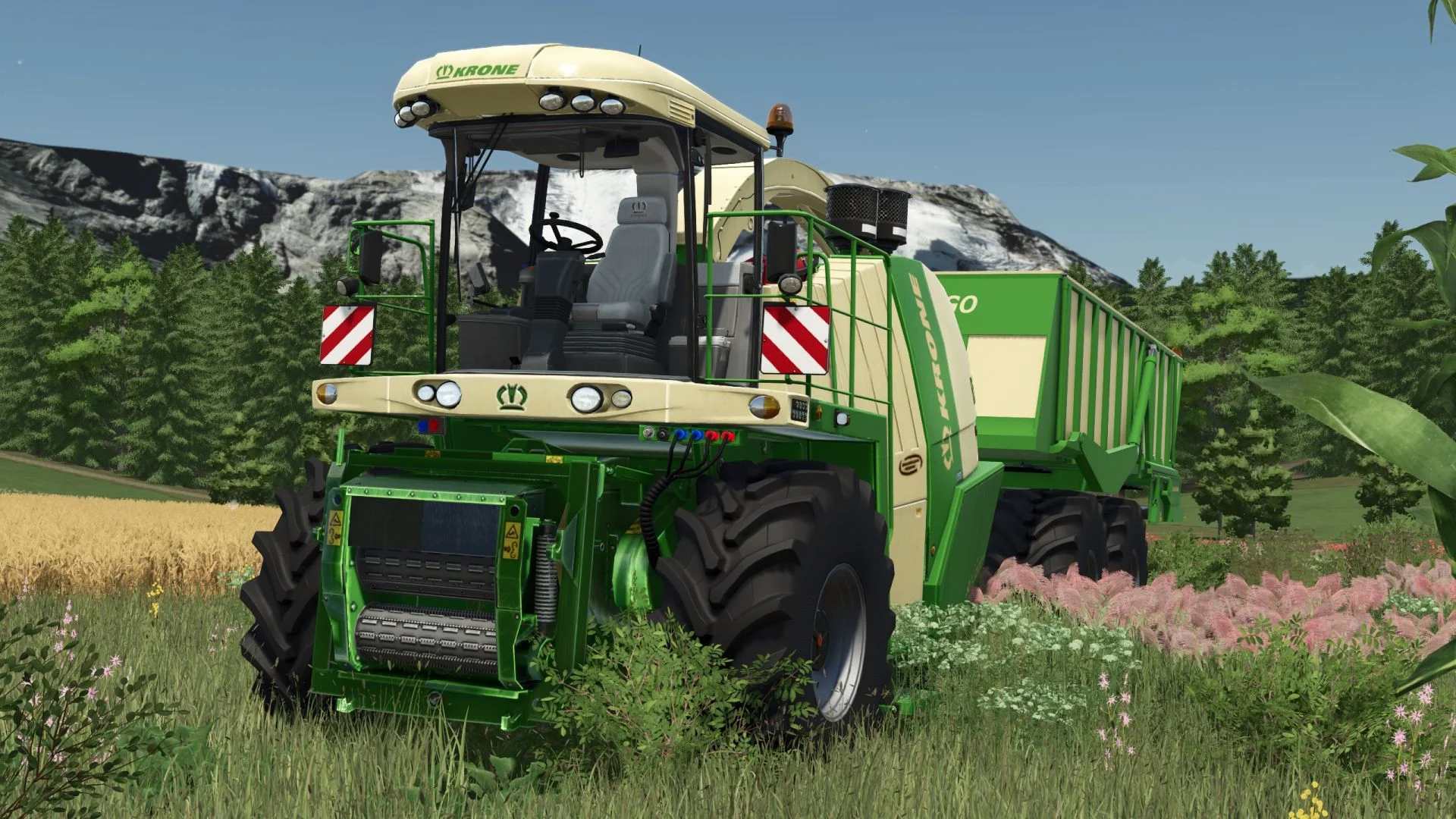 FS25 Krone BigX 1100 Cargo V1.0.5 Harvesters Mod FS25 Mod Free Download