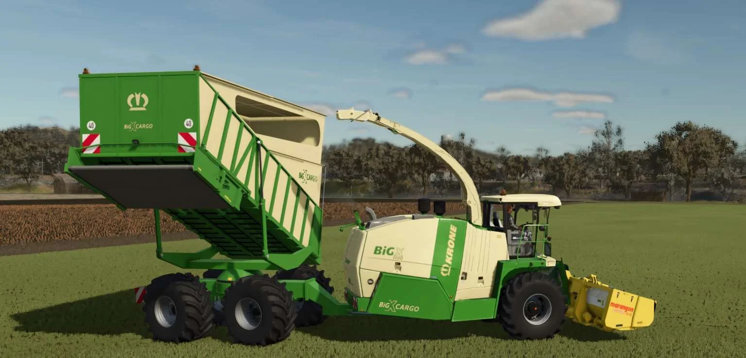 FS25 Krone BigX 1100 Cargo v1.0 Harvesters Mod FS25 Mod Free Download