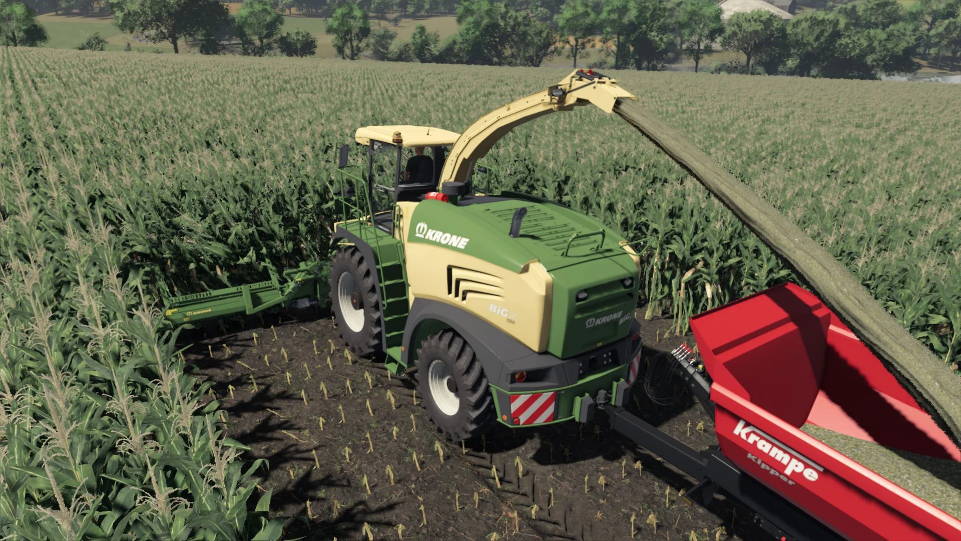 FS25 Krone BigX 580 v1.0 Harvesters Mod FS25 Mod Free Download