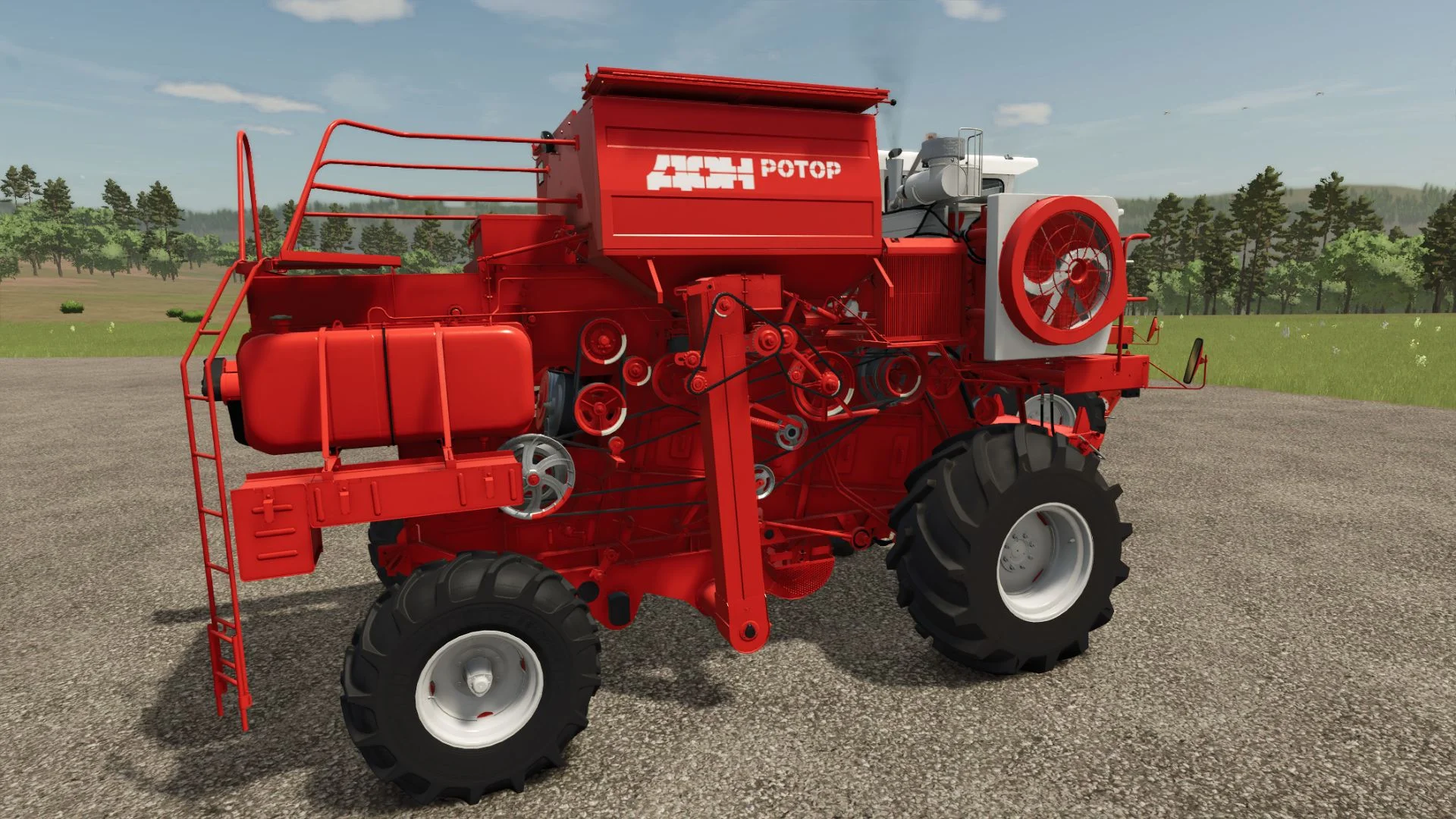 FS25 KTR-10 Don Rotor V1.0.1.4 Harvesters Mod FS25 Mod Free Download