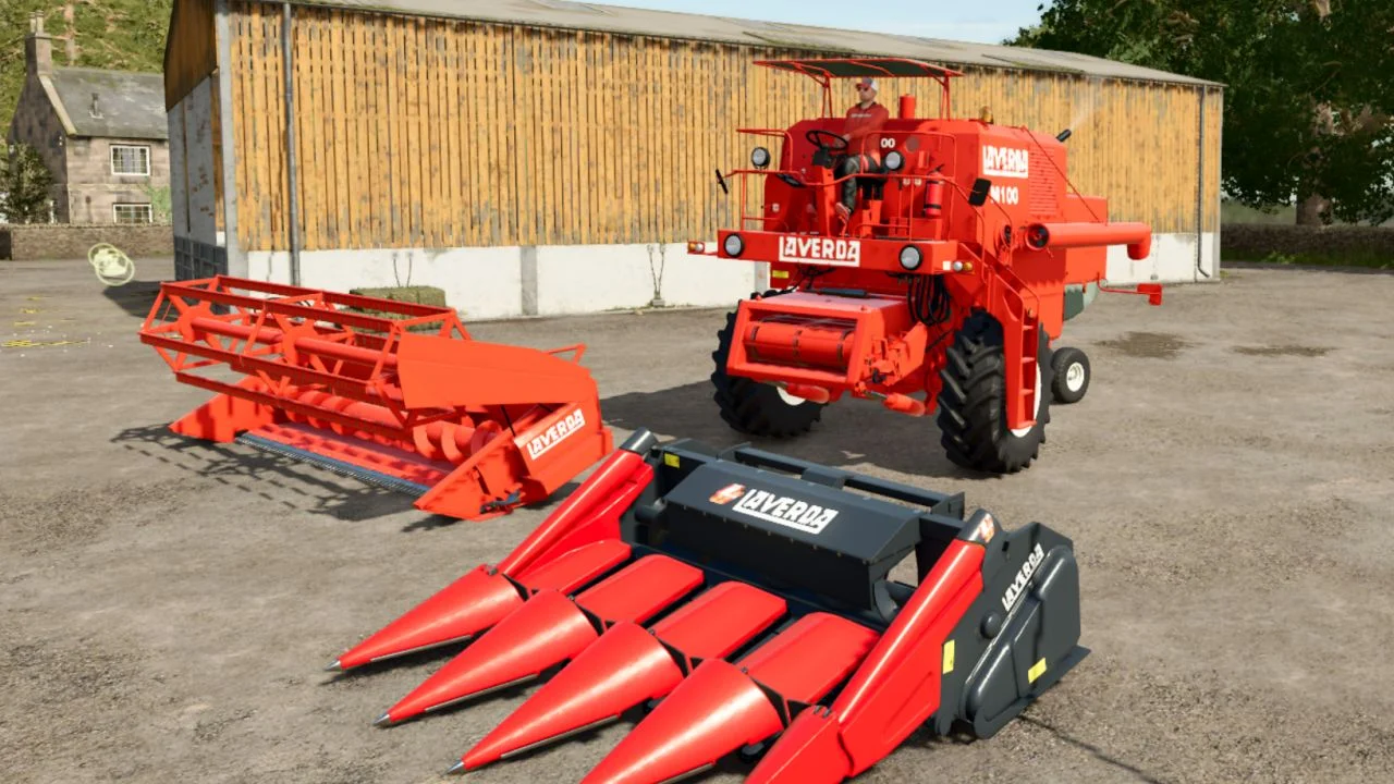 FS25 Laverda M100 Pack V1.0 Harvesters Mod FS25 Mod Free Download