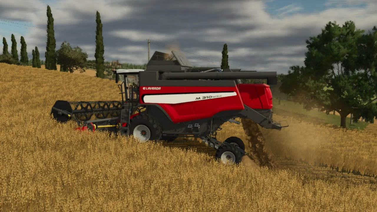 FS25 Laverda M310 MCS LC V1.0.0.1 Harvesters Mod FS25 Mod Free Download
