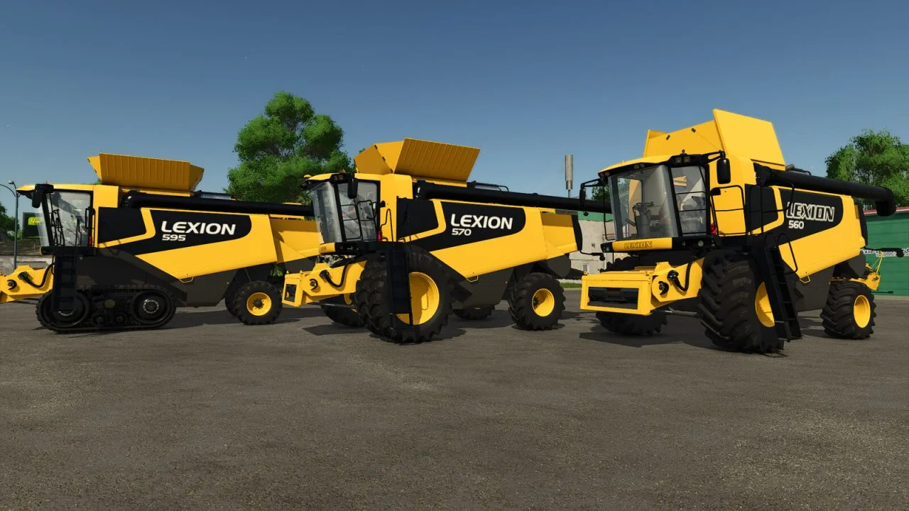 FS25 Lexion 560-590 US V1.0.3 Harvesters Mod FS25 Mod Free Download