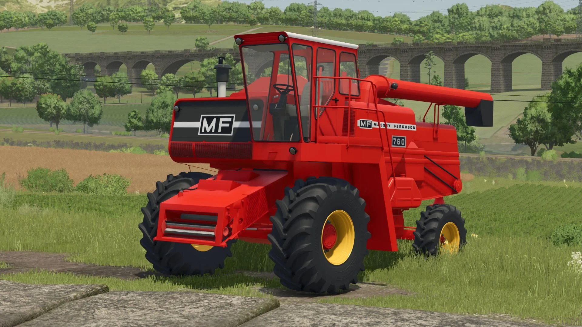 FS25 Massey Ferguson 760 V1.0 Harvesters Mod FS25 Mod Free Download