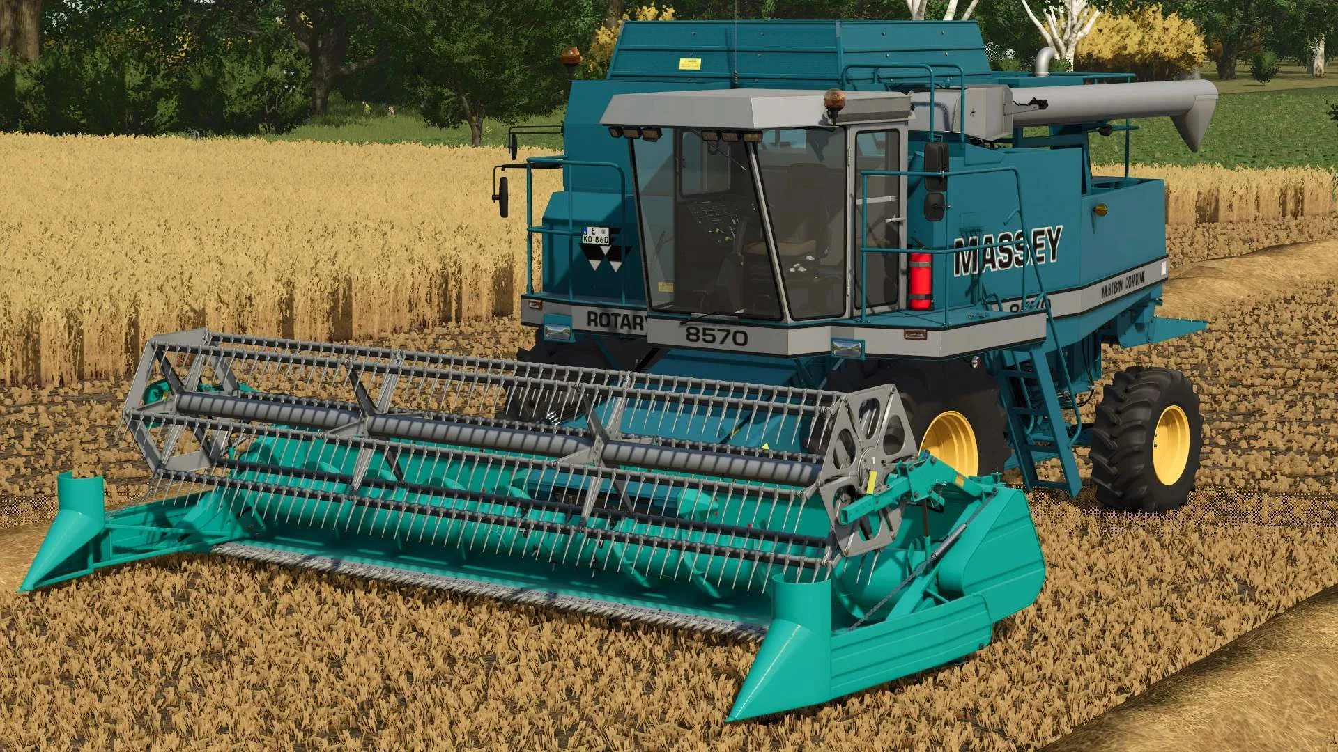 FS25 Massey Ferguson 8570 v1.0 Harvesters Mod FS25 Mod Free Download