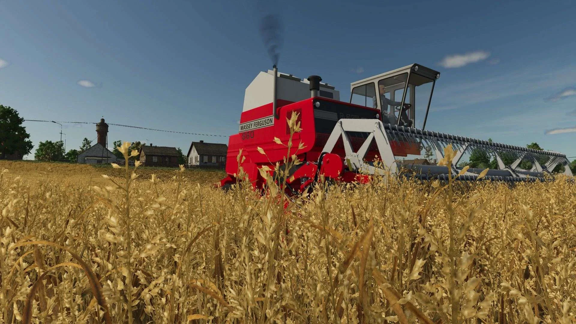 FS25 Massey Ferguson 860 UK Spec v1.0 Harvesters Mod FS25 Mod Free Download