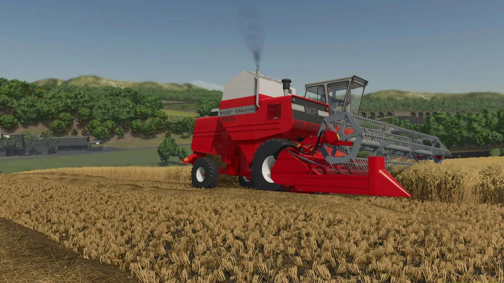 FS25 Massey Ferguson 860 v1.0 Harvesters Mod FS25 Mod Free Download