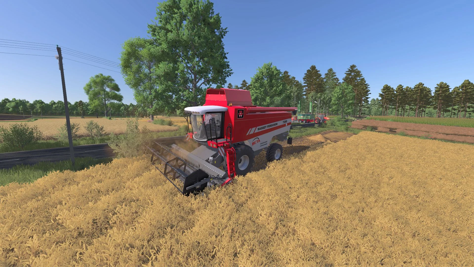 FS25 MF Beta 7260 (2004-2011) V1.0 Harvesters Mod FS25 Mod Free Download