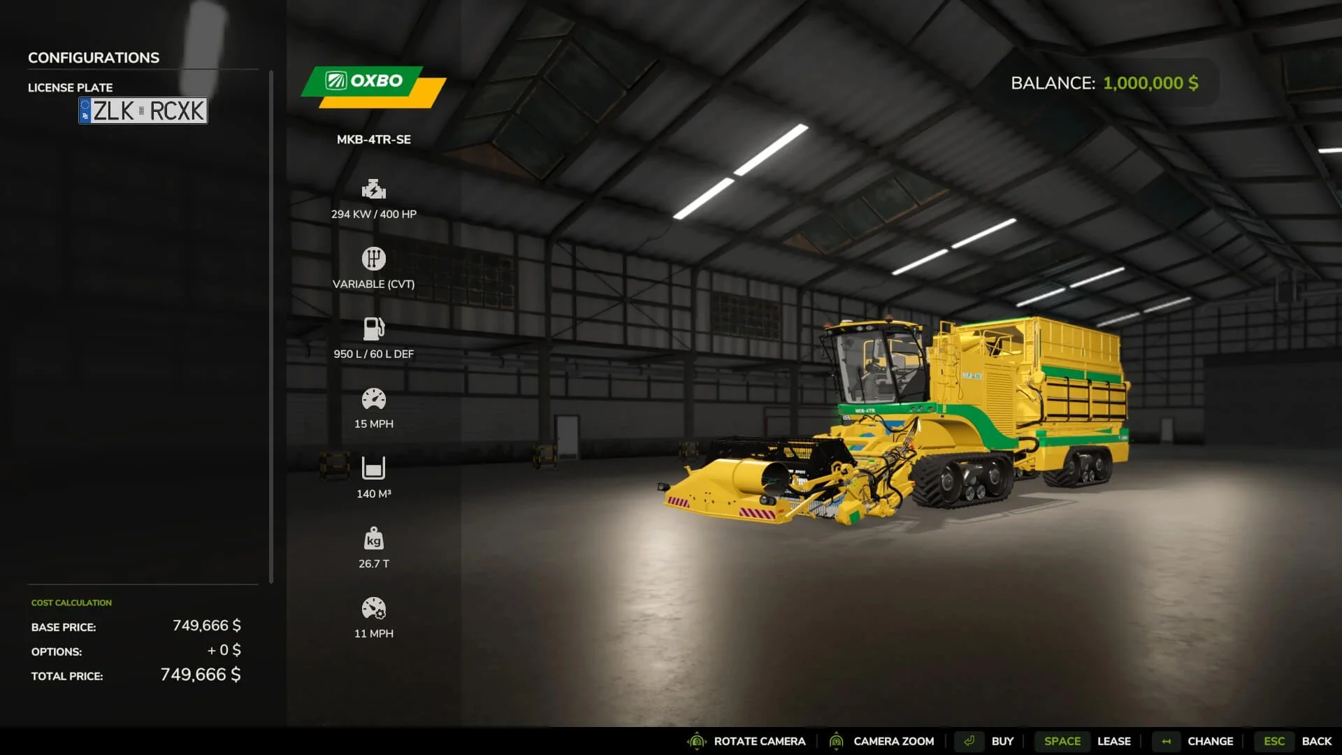 FS25 MKB-4TR-SE v1.0 Harvesters Mod FS25 Mod Free Download