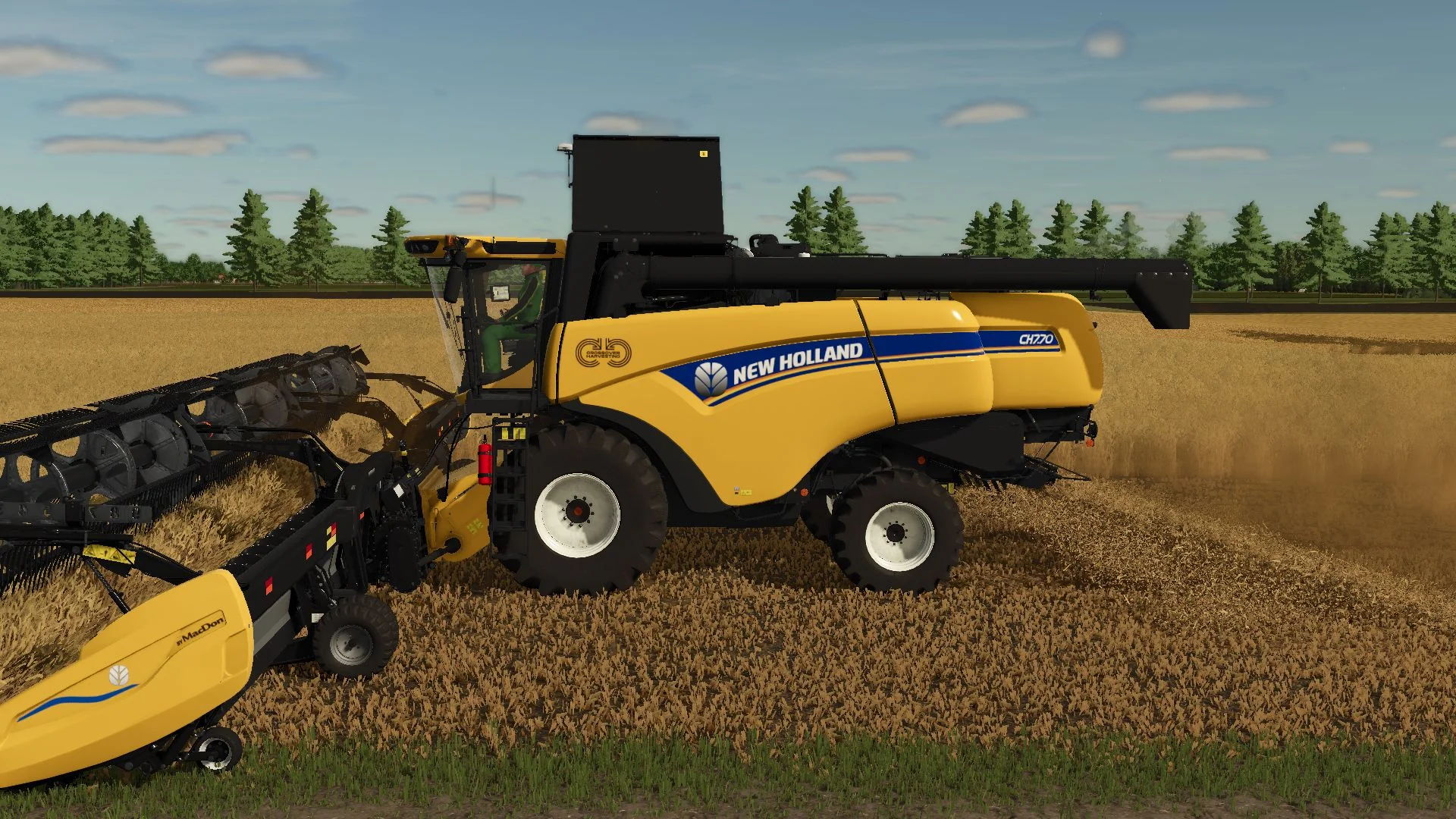 FS25 New Holland CH Series v1.0 Harvesters Mod FS25 Mod Free Download