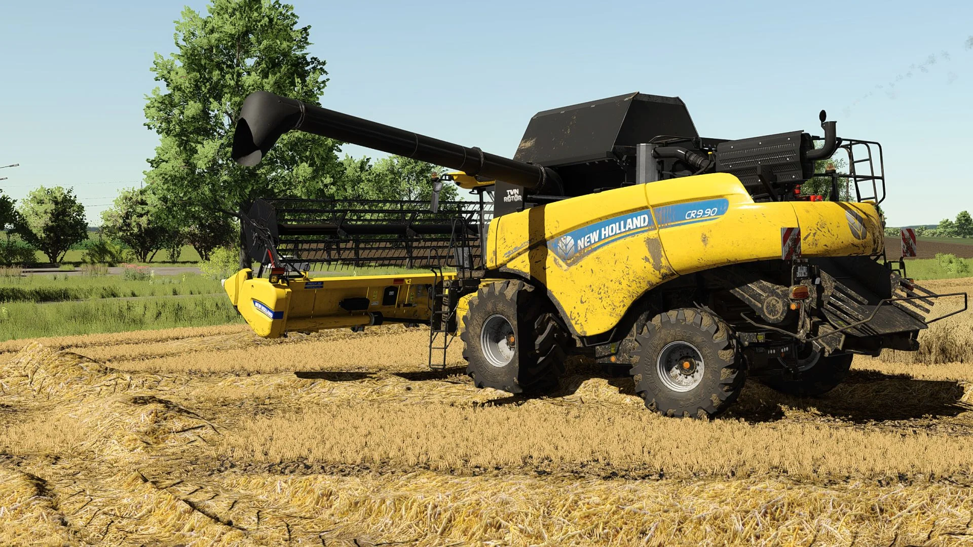 FS25 New Holland CR 9.90 V1.0.0.1 Harvesters Mod FS25 Mod Free Download
