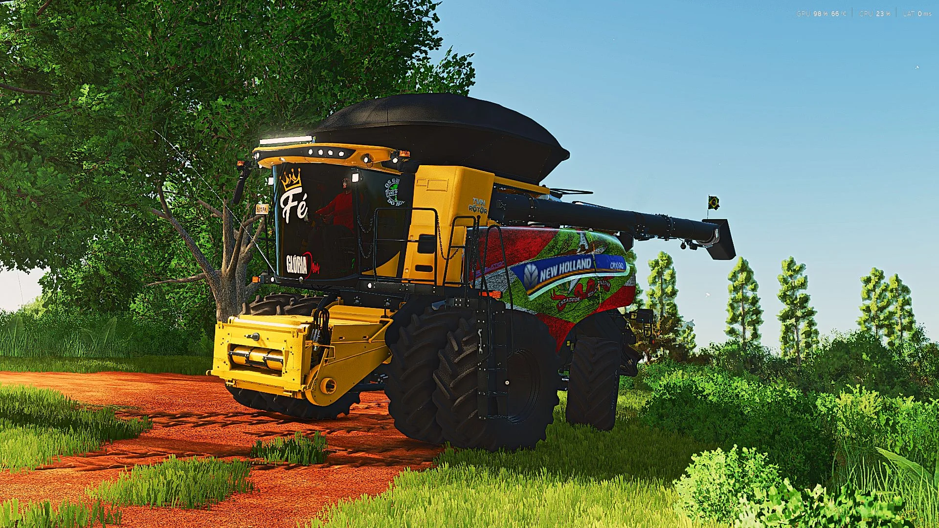 FS25 New Holland CR BR Edit V1.0 Harvesters Mod FS25 Mod Free Download
