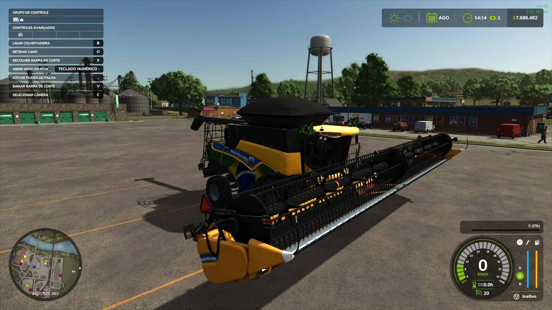 FS25 New Holland CR EVO 7.90 Series V1.0 Harvesters Mod FS25 Mod Free Download