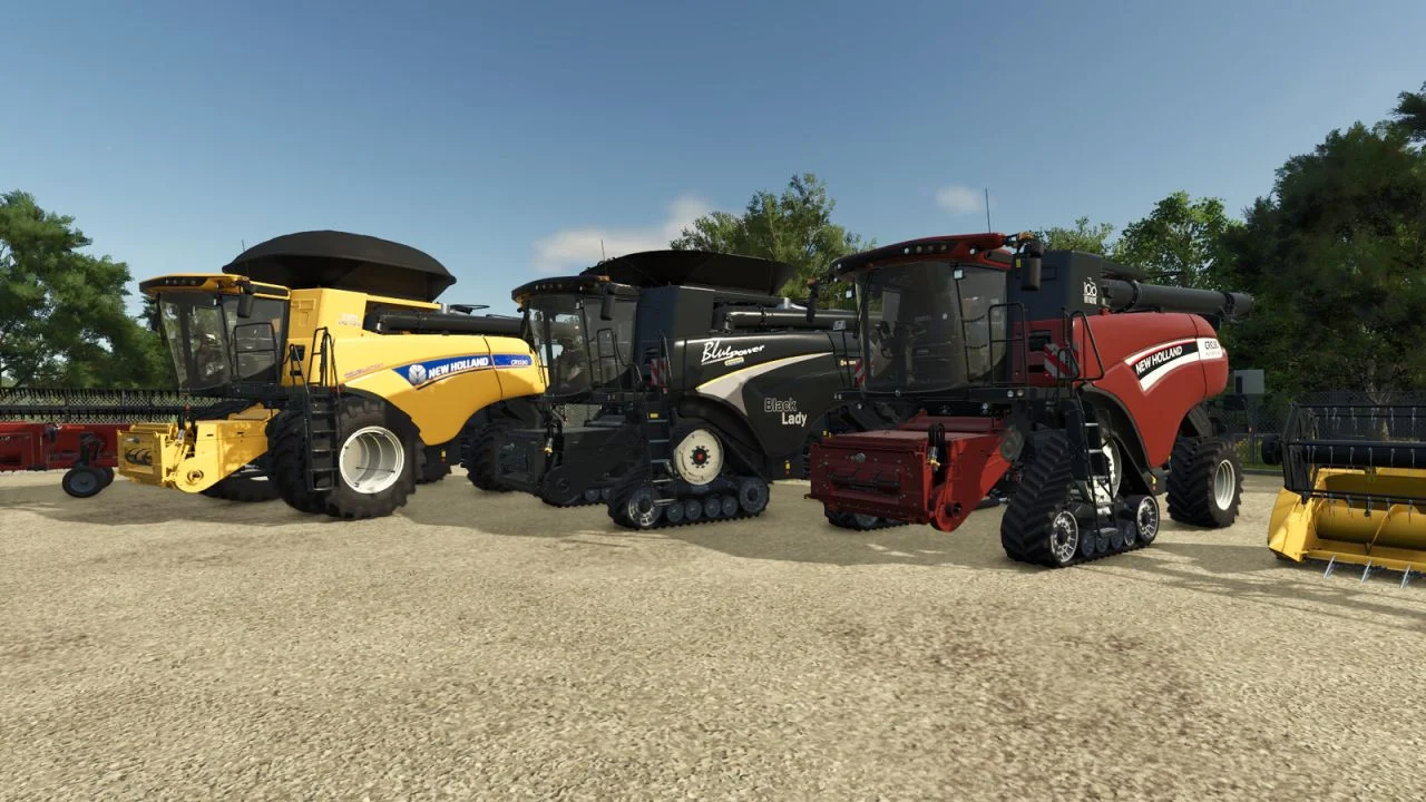 FS25 New Holland CR10.90 The Collector Edition V1.0 Harvesters Mod FS25 Mod Free Download