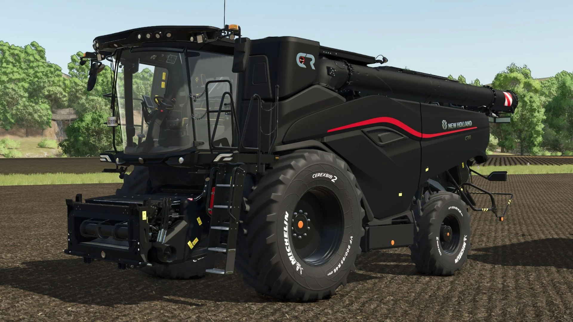 FS25 New Holland CR11 Black Edition v1.0 Harvesters Mod FS25 Mod Free Download