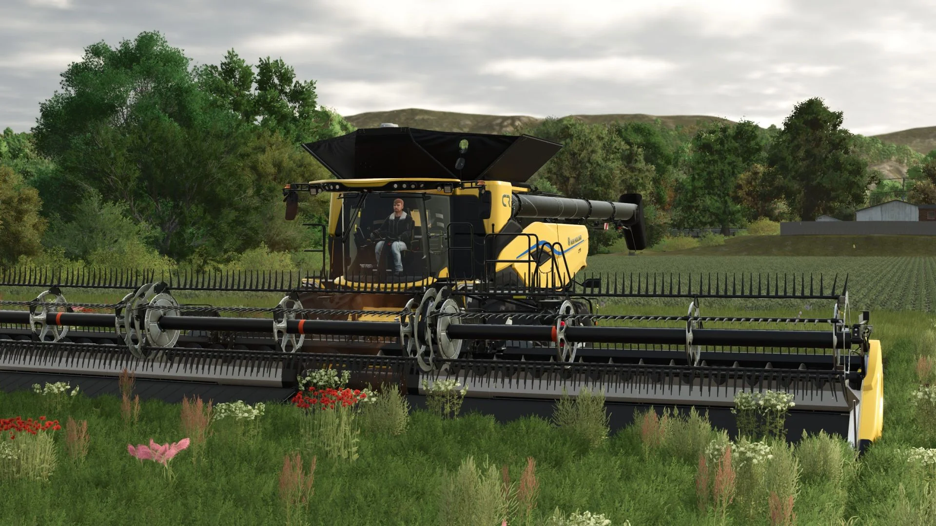 FS25 New Holland CR11 Multifruits Edit V1.0 Harvesters Mod FS25 Mod Free Download