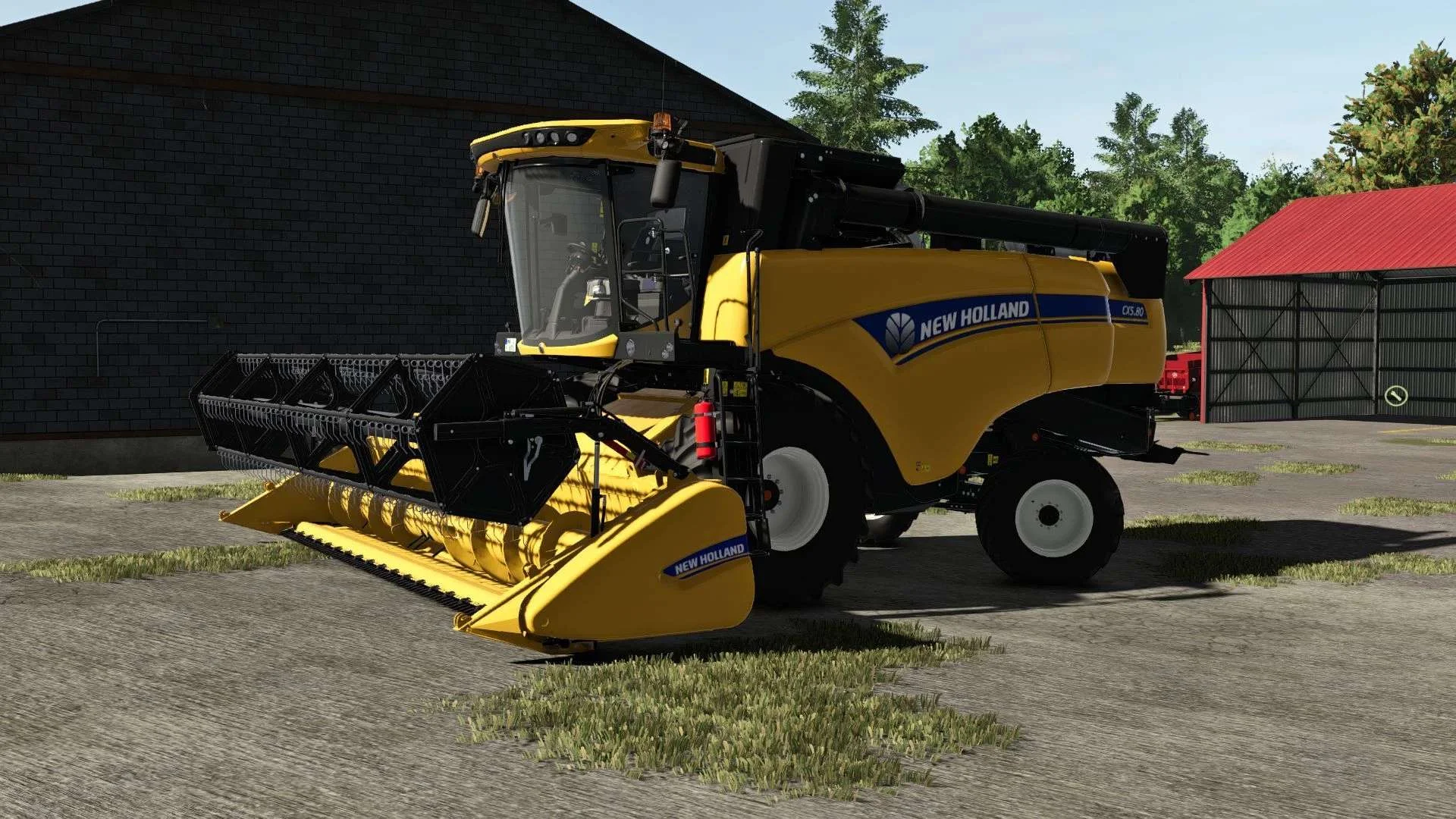 FS25 New Holland CX 5.80 v1.0.0.1 Harvesters Mod FS25 Mod Free Download
