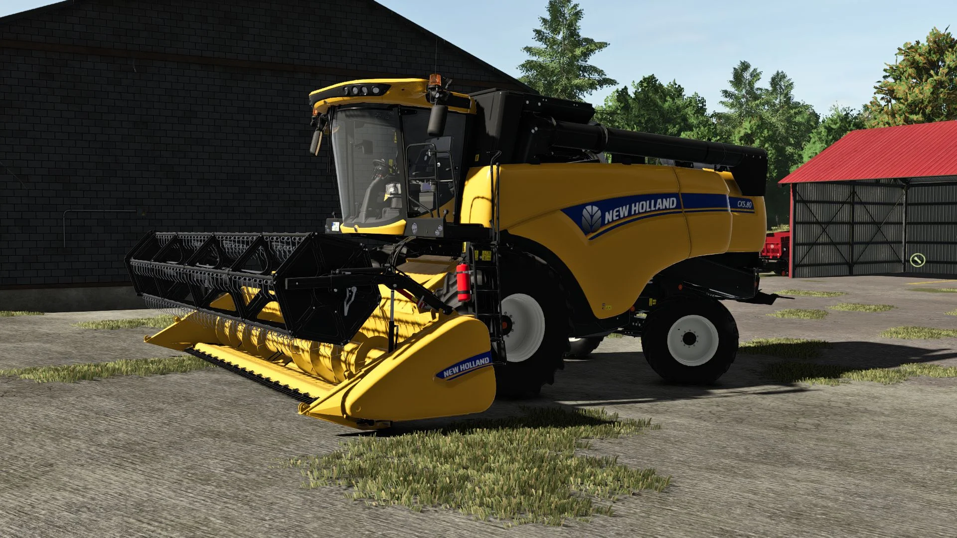 FS25 New Holland CX 5.80 V1.0 Harvesters Mod FS25 Mod Free Download