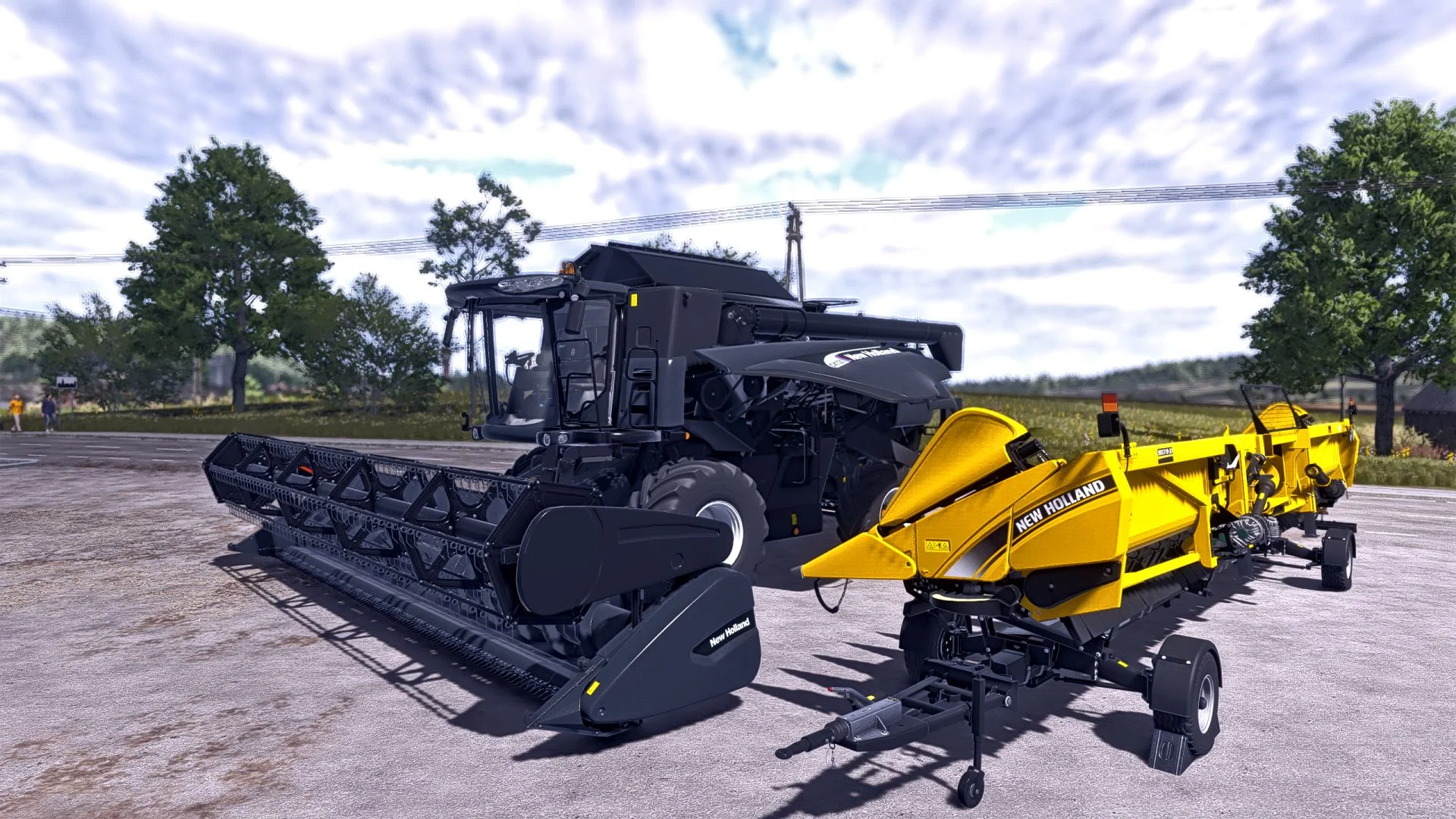 FS25 New Holland CX 7 & 8 2001-2006 V1.0 Harvesters Mod FS25 Mod Free Download